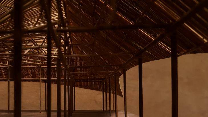 A model of Bijoy Jain's design for the third MPavilion.
 Photo: Supplied