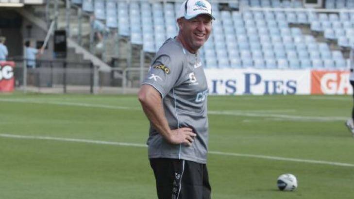 Experienced rugby league trainer Craig Catterick during his time with Cronulla last year. Photo: Sasha Woolley