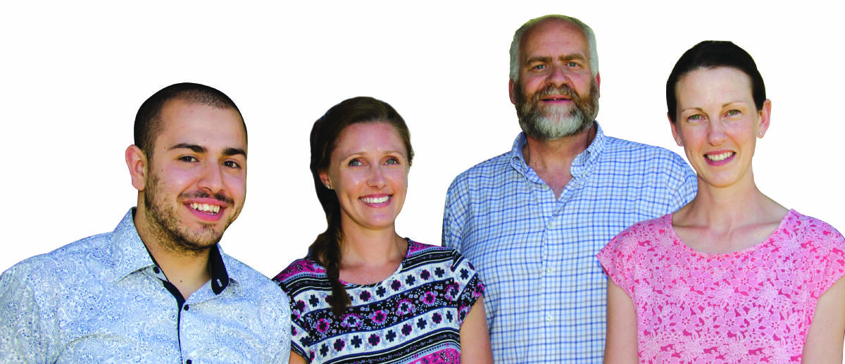 SEE THE PROFESSIONALS: The team from Tim Rayner Audiology, audiologists Michael Barsoum, Emily Jeffreys, Tim Rayner and Lauren Jubb, are on hand to help.  