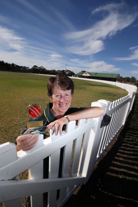 Christine Smith is Allansford Cricket Club’s first female life member. 
 Picture: DAMIAN WHITE
