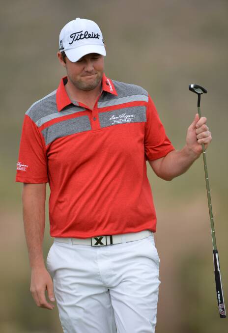 Warrnambool’s Marc Leishman was disappointed with his efforts after being eliminated in the first round of the WGC Matchplay Championships in Arizona yesterday. Picture: Getty Images