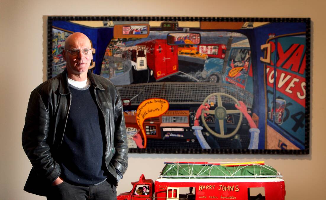 Warrnambool Art Gallery’s latest exhibition, Shock Treatment, features the distinctive, colourful works of Glenn Morgan from the past 20 years. Picture: LEANNE PICKETT