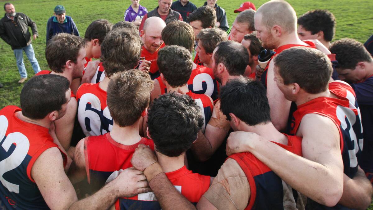 Outgoing Timboon Demons coach Brendan Hickey is confident the young side has a bright future. 140719AS19 Picture: AARON SAWALL