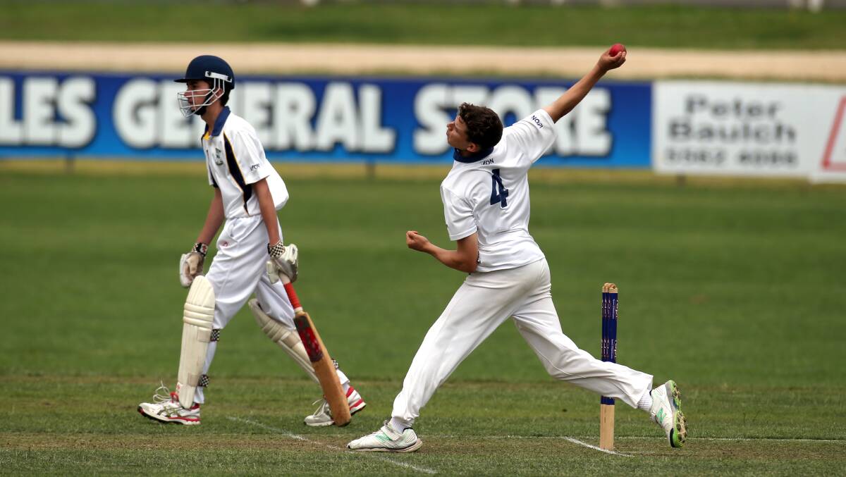 Warrnambool Gold’s Liam Brown starred in Country Week cricket.
