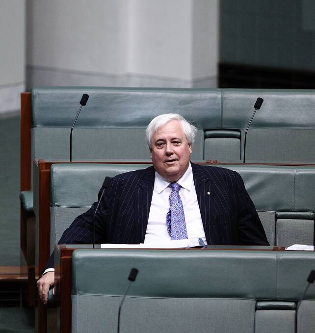 Queensland’s Clive Palmer is yet to reveal if his PUP will contest the Victorian election in November. 