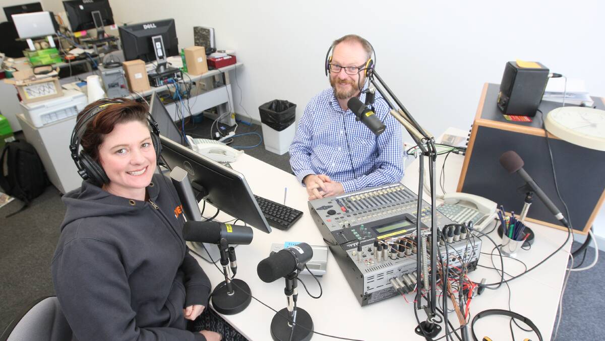 Warrnambool ABC Open producer Emily Bissland and breakfast presenter Jeremy Lee look forward to larger and newer facilities once renovations are completed. 