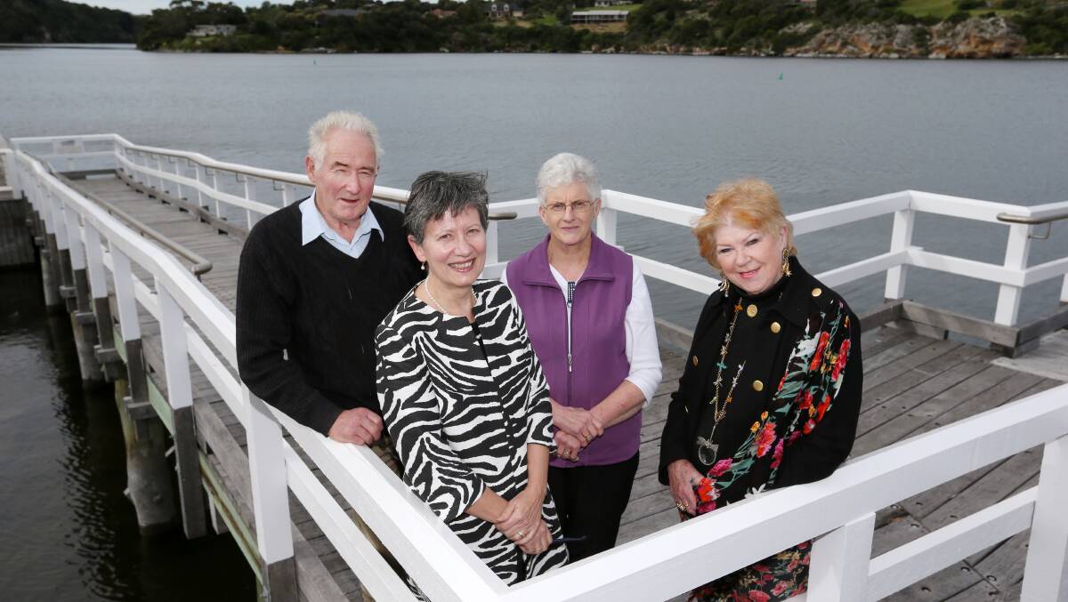 Warrnambool residents takling part in the ASPREE study, Des Free, Associate Professor Robyn Woods, Margaret Moloney and Rosemary Arnold, are hoping others will join them in the massive international research project.