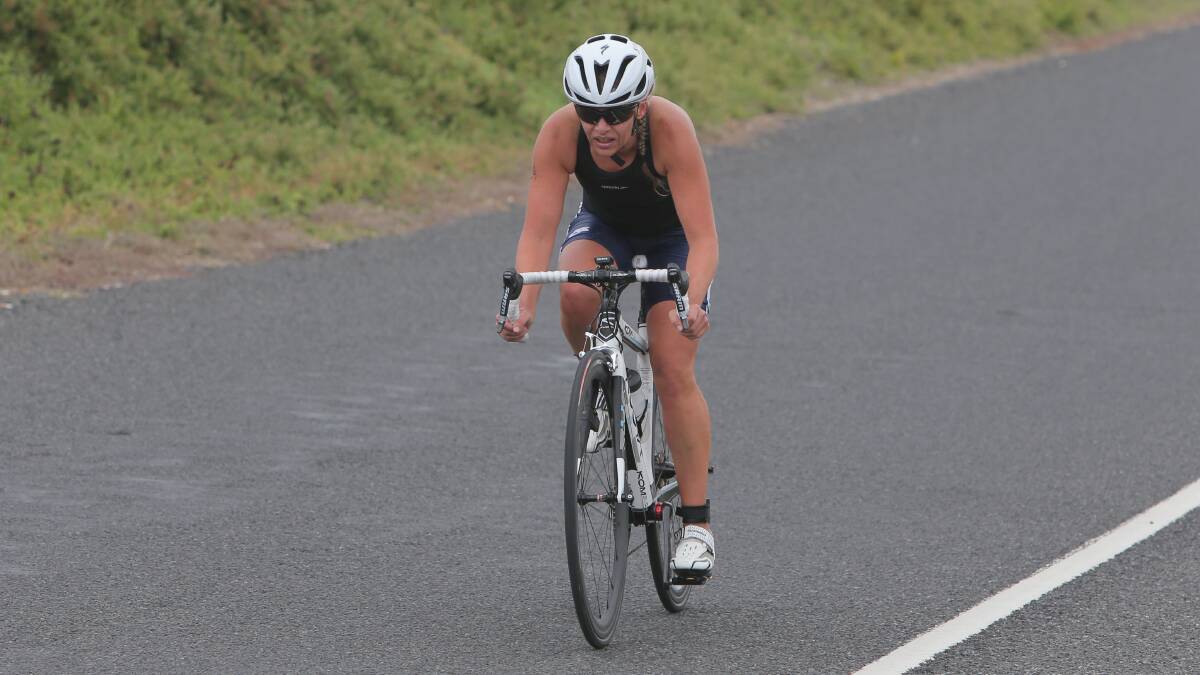 Natasha Cross was named the season’s top female triathlete for the Warrnambool club.