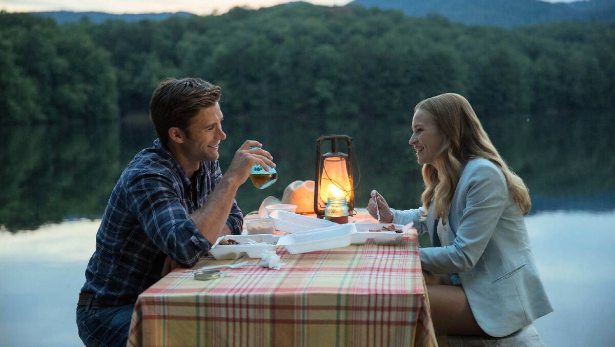 Luke (Scott Eastwood) and Sophia (Britt Robertson) are the opposites who attract in The Longest Ride.