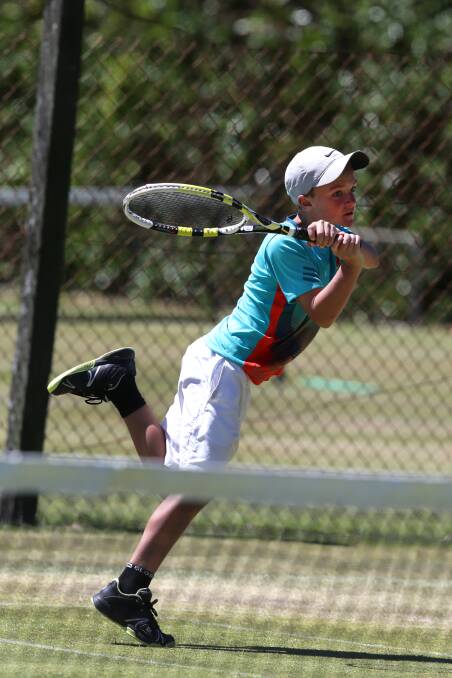 Woodford tennis junior Harry Boyd is on a roll after winning his second points tournament. Harry scored a straight-sets win in the boys’ 12 and under singles final at Ballarat on Saturday.  