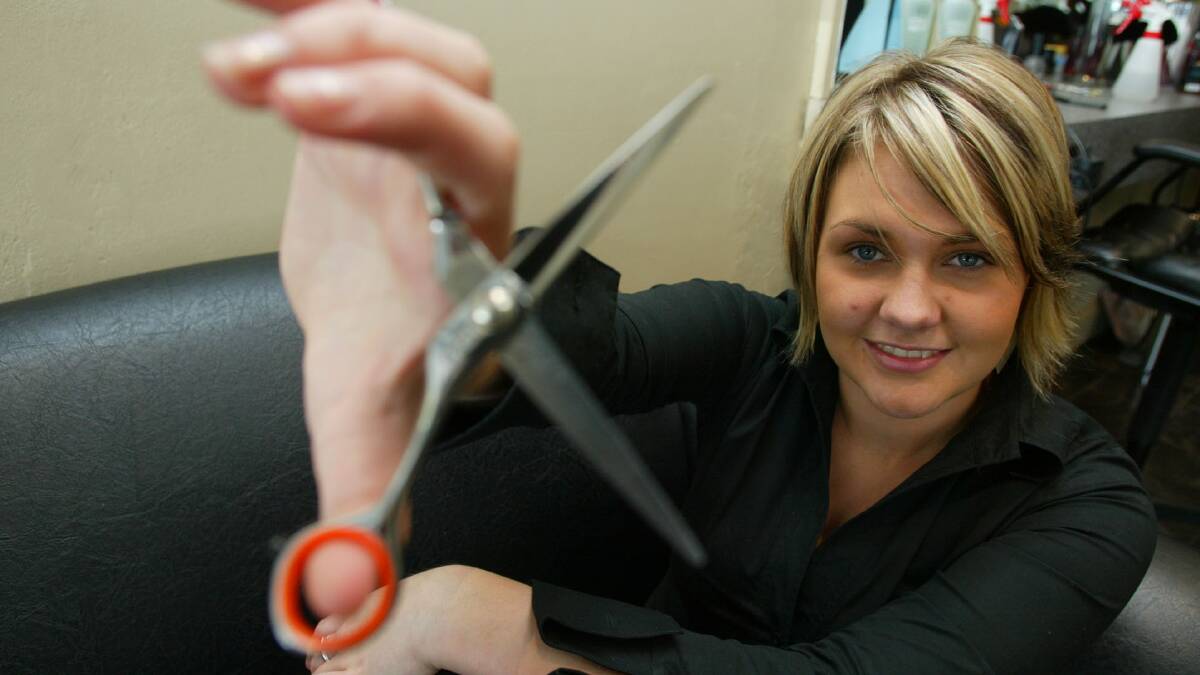 Hairdresser Arley Raymond was named employee of the month.