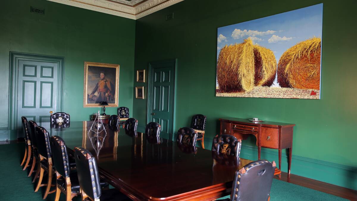 The dining room at Mount Fyans Homestead. Picture: ROB GUNSTONE