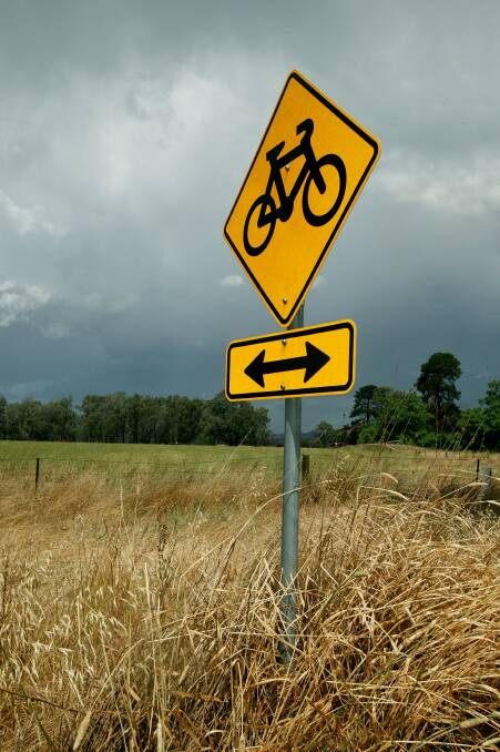 Road safety signs for cyclists like the ones in Moyne Shire should be adopted around Australia, according to the Amy Gillett Foundation. Picture: FILE