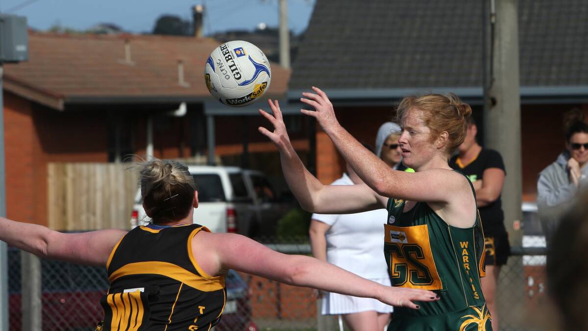 Good Friday netball: Old collegians v Merrivale. Pictures: AARON SAWALL