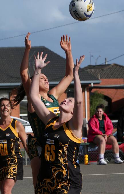Good Friday netball: Old collegians v Merrivale. Pictures: AARON SAWALL