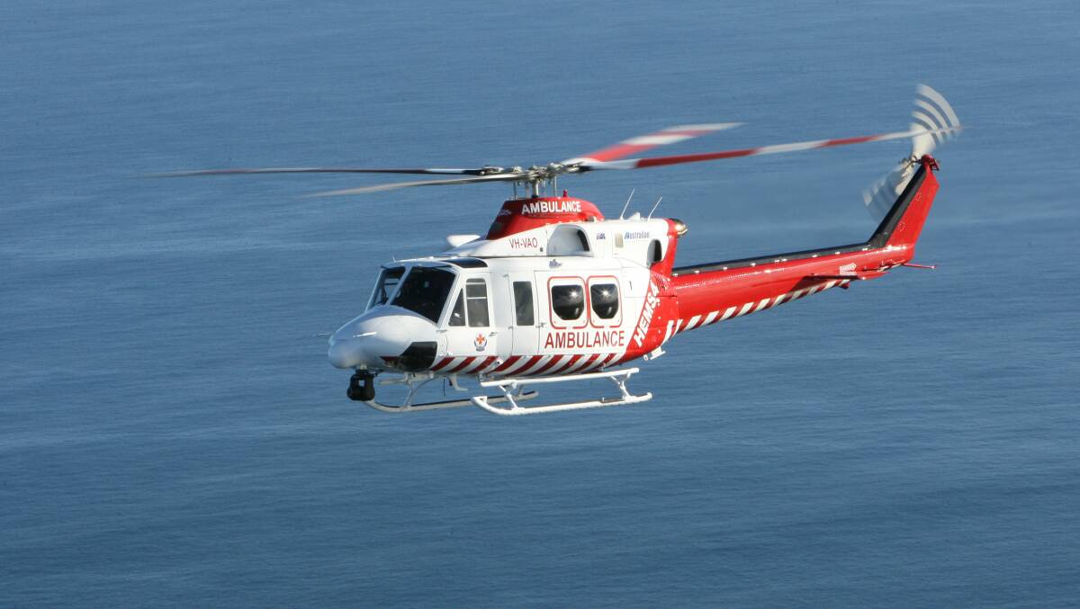A Woman was flown to Melbourne's The Alfred hospital after a head-on collision near Hamilton yesterday. Picture: FILE