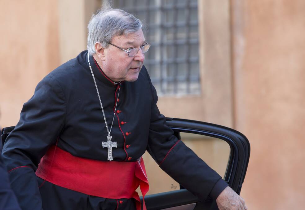 Cardinal George Pell, now the Vatican's finance chief, is facing pressure to return to home to Australia and front the Royal Commission into Institutional Responses to Child Sex Abuse. Picture: FAIRFAX 