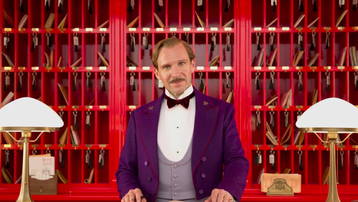 Ralph Fiennes as M. Gustave in The Grand Budapest Hotel. 