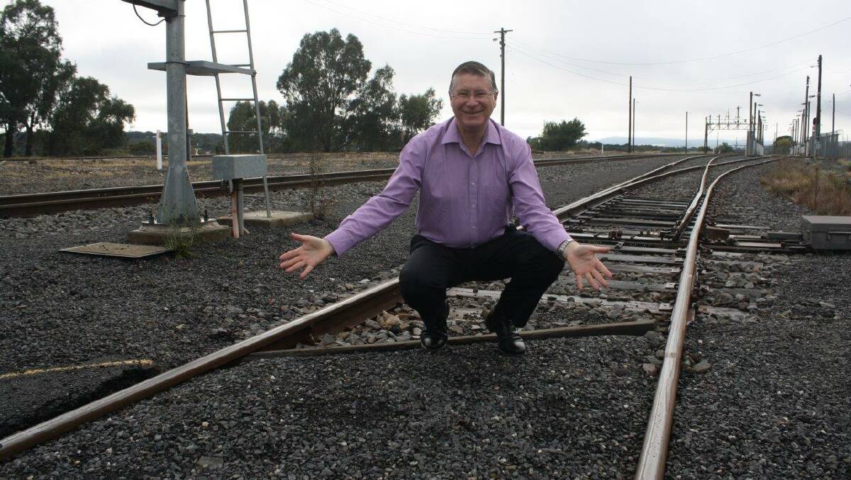 Premier Denis Napthine said the investment in a rail link between Mildura and the Port of Portland would provide an economic boom for Portland. Picture: SUPPLIED