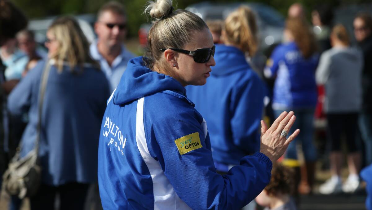 Hamilton Kangaroos coach Sara Byrne said her side had plenty to work on. Picture: DAMIAN WHITE