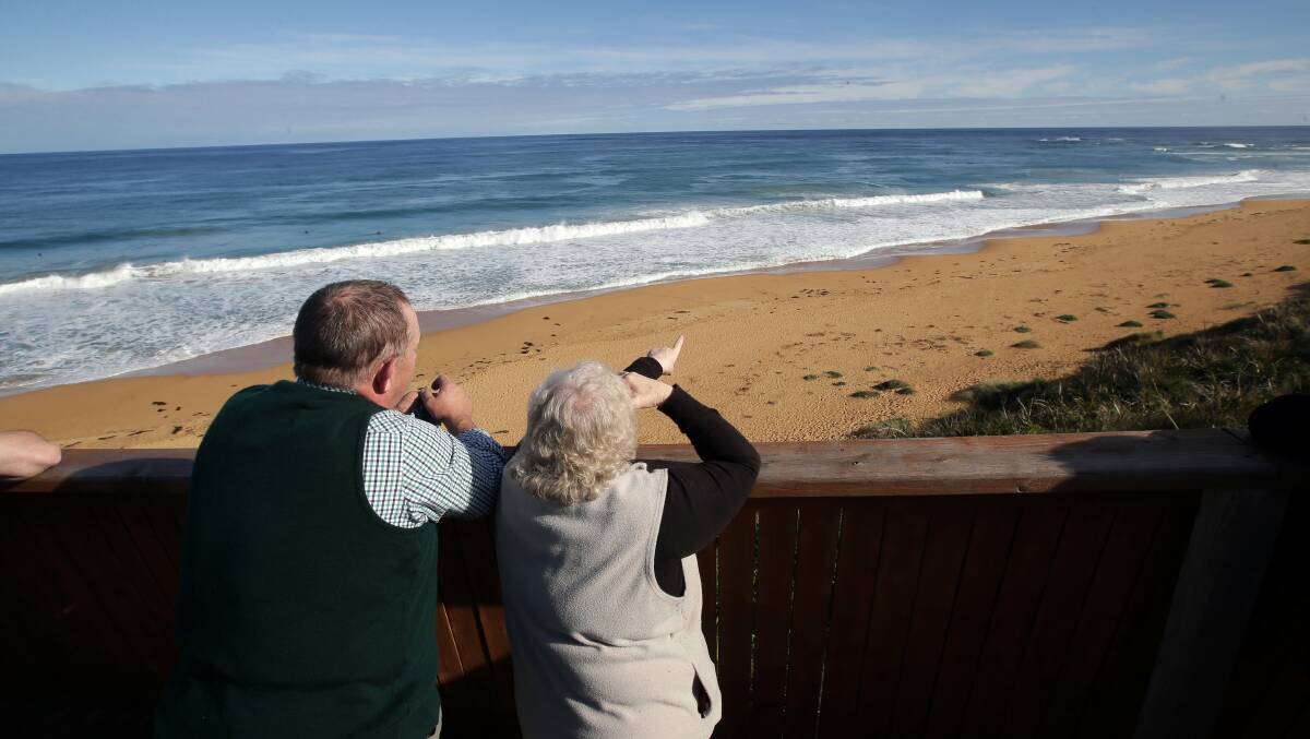 The south-west whale-watching seson has begun, and so have power boat restrictions at Logans Beach. 