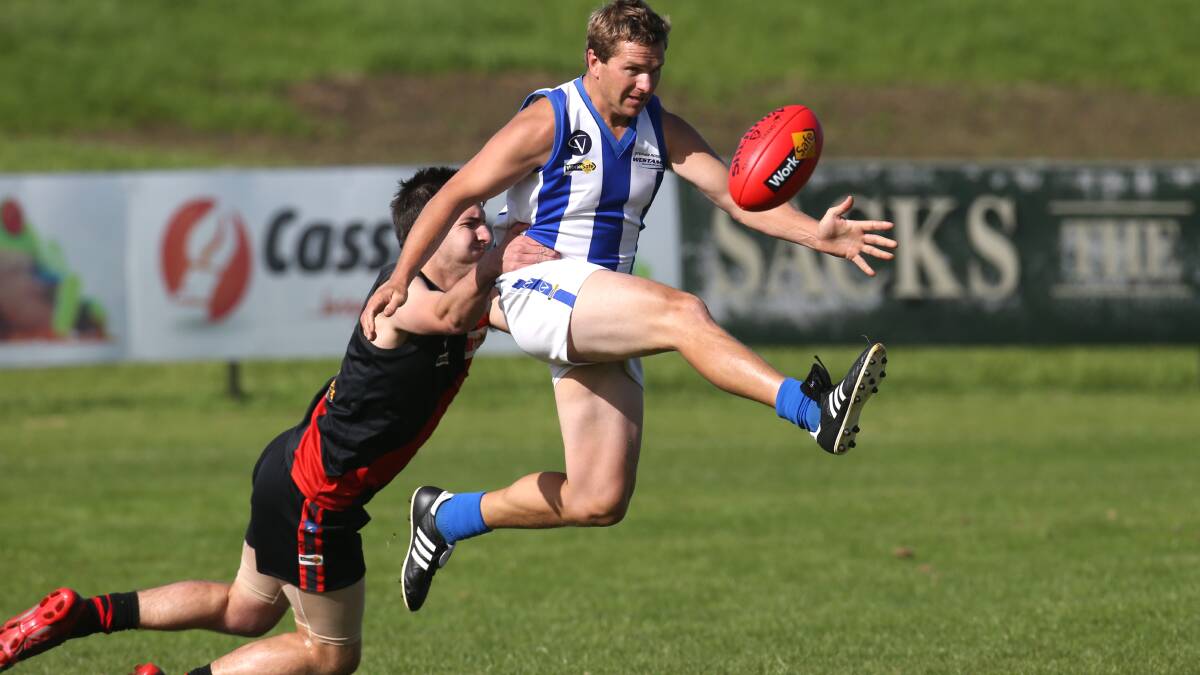 WDFNL Round 4 football: East Warrnambool v Russells Creek. Pictures: DAMIAN WHITE 