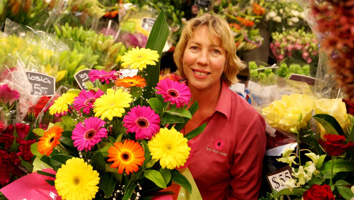 Dianne Gardner, manager of the Warrnambool Fresh Flower Market, has been busy preparing for the annual Valentine’s Day rush.