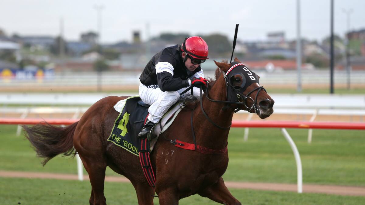 With jockey Dean Yendall on board, Lucky For You, trained by Daniel Bowman, lives up to its name, winning an 1100-metre benchmark 78 handicap. Picture: DAMIAN WHITE