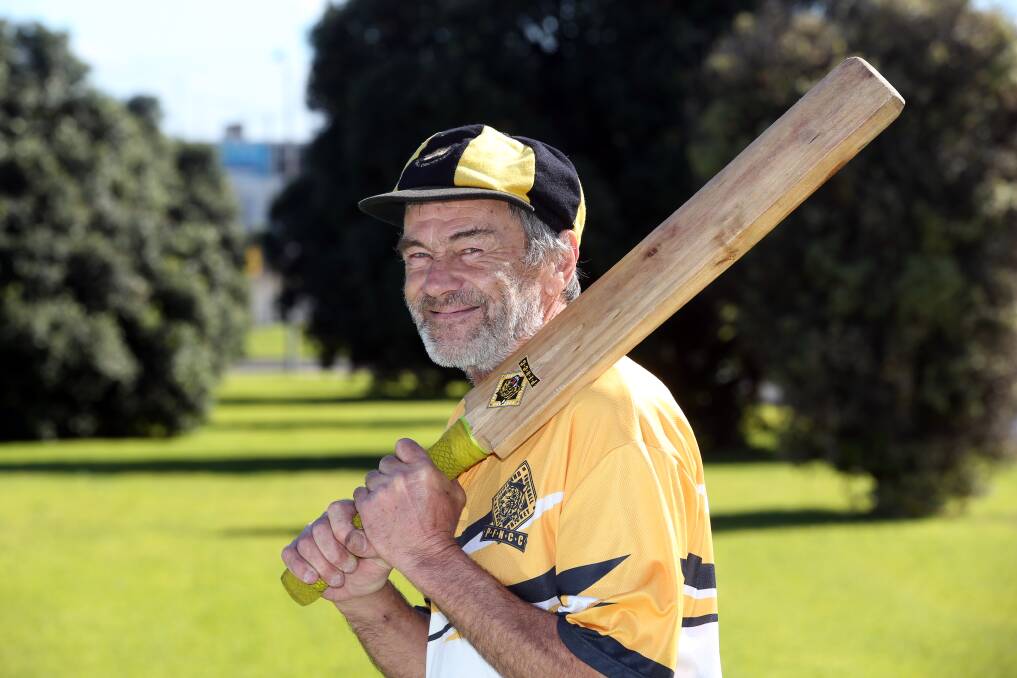 Portland cricketer Lyndon Oakley is all smiles as he prepares for the inaugural over 60s super 9s cricket carnival in Hawaii. 140818DW01 
Picture: DAMIAN WHITE