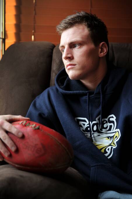 Dylan Herbertson, 23, ponders a future without playing football as he recovers from kidney surgery. 140825RG12 Picture: ROB GUNSTONE