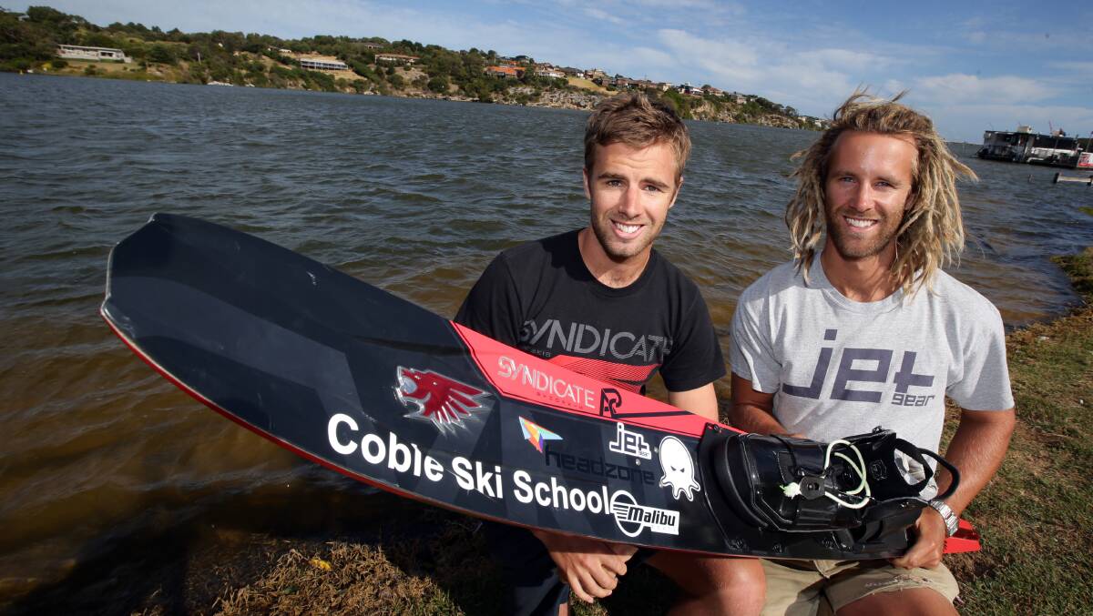 Warrnambool brothers Glen and Tim Martin are bound for the Moomba Masters waterskiing event. 