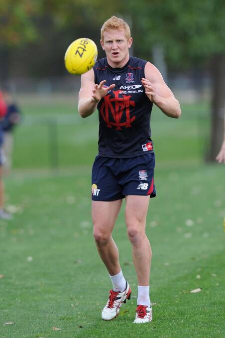 Jordie McKenzie: keen to cement role with Demons. Picture: FAIRFAX