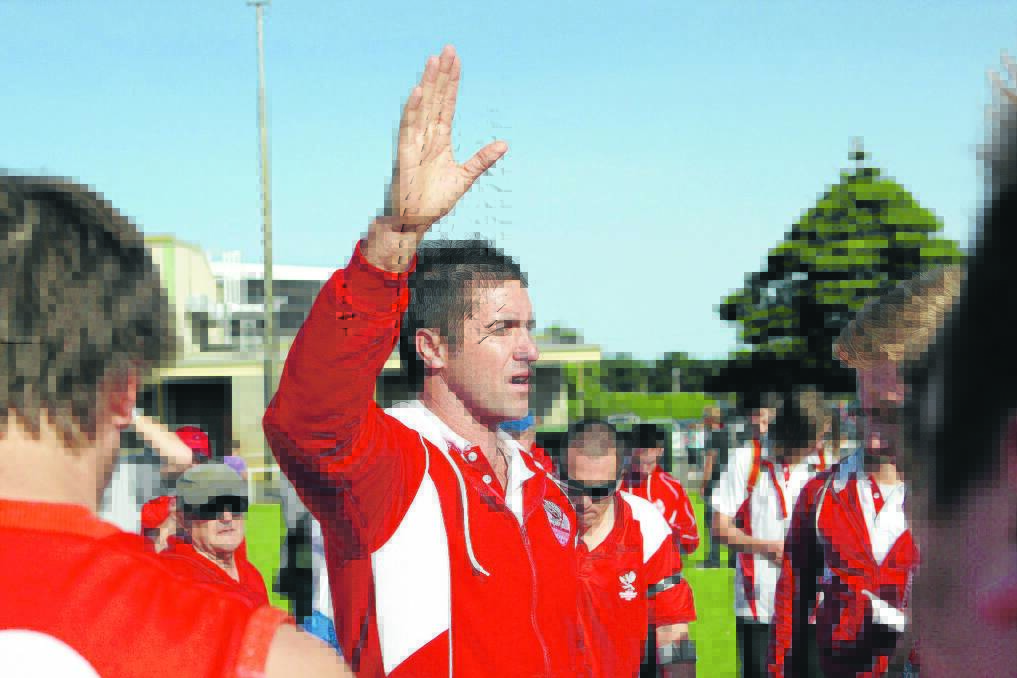 Matthew Monk will finish coaching South Warrnambool at the end of the season, one year into a two-year stint.140425AS16 Picture: AARON SAWALL