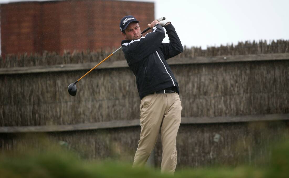 Nathan Robinson: top-20 finish in curtailed Golf Victoria Country Championships.  131123DW21