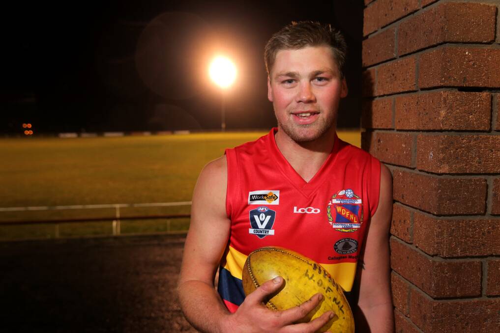 Dennington recruit Justin Wallace is making football his number one sporting priority. 150521RG20 Picture: ROB GUNSTONE