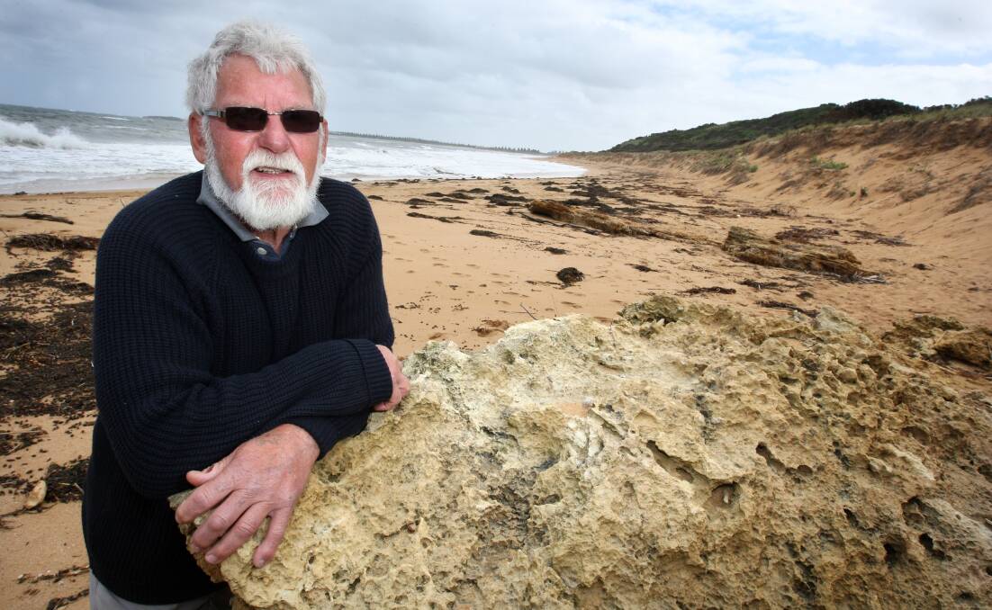 Gunditjmara elder Robbie Lowe at Point Ritchie, which is the venue for a virtual indigenous tour to be funded by a $70,000 federal government grant. 
