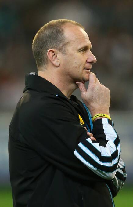 Ken Hinkley wants to be part of a shared journey with Port Adelaide. Picture: GETTY IMAGES 