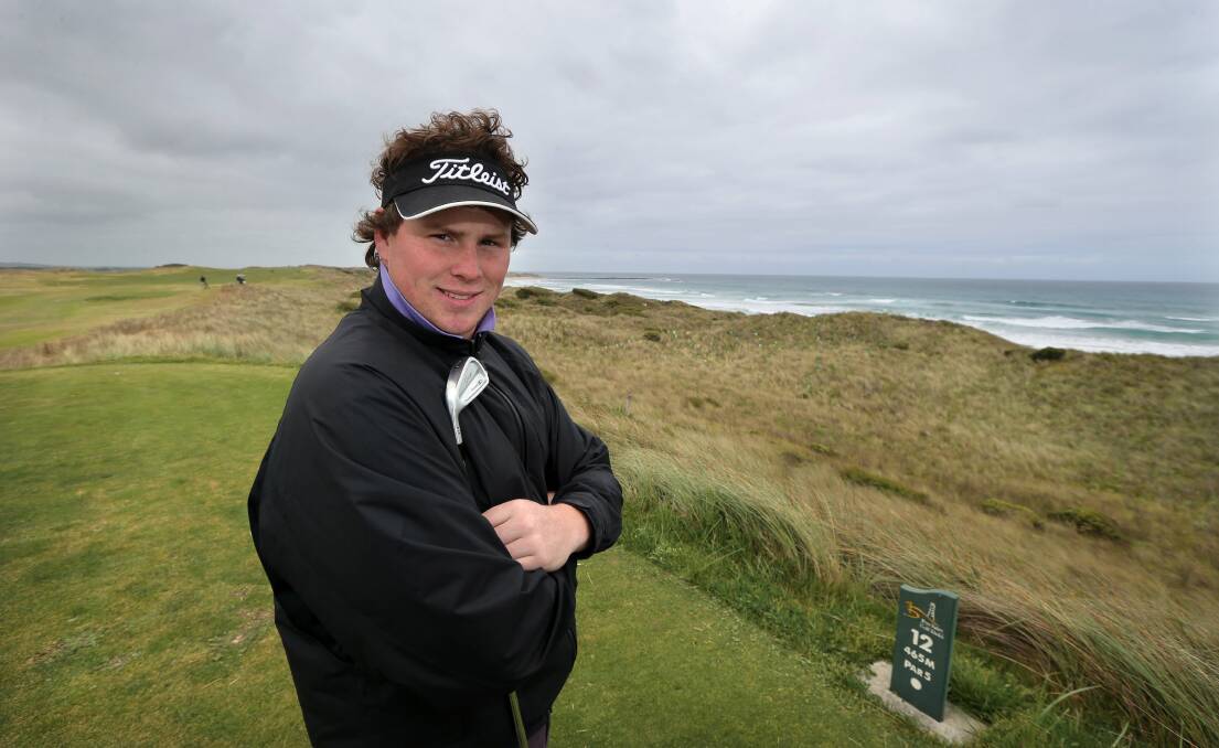 Professional golfer Dylan O’Keeffe needs sponsorship to take his game outside Victoria after unofficially smashing the Port Fairy course record. 