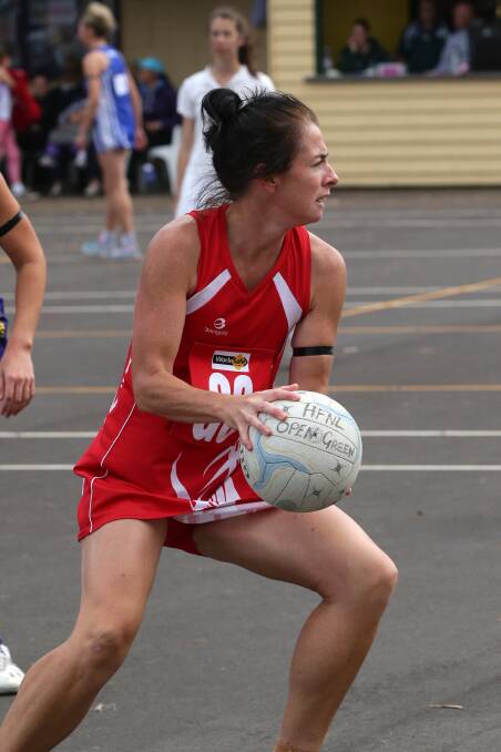 South Warrnambool playing coach Leah Kermeen has her team on the move this season.