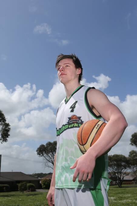 Warrnambool Seahawks forward Curtis Ryan is making a long-awaited comeback after knee tendonitis stalled his basketball progress. 141001AS02 
Picture: AARON SAWALL