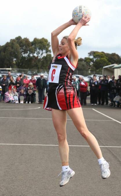 Kate Foster, one of Koroit’s playing coaches, will notch up 250 games when her team meets Portland today.110910AM36    Picture: ANGELA MILNE