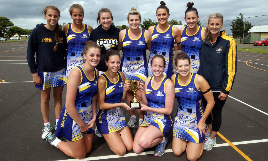 To the winners, the spoils: North Warrnambool Eagles.