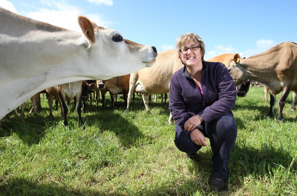 Land-based program advisor at South West TAFE, Karen Wales, hopes a new farming course will address a shortage of trained agriculture workers - particularly on dairy farms. 141016VH04  Picture: VICKY HUGHSON