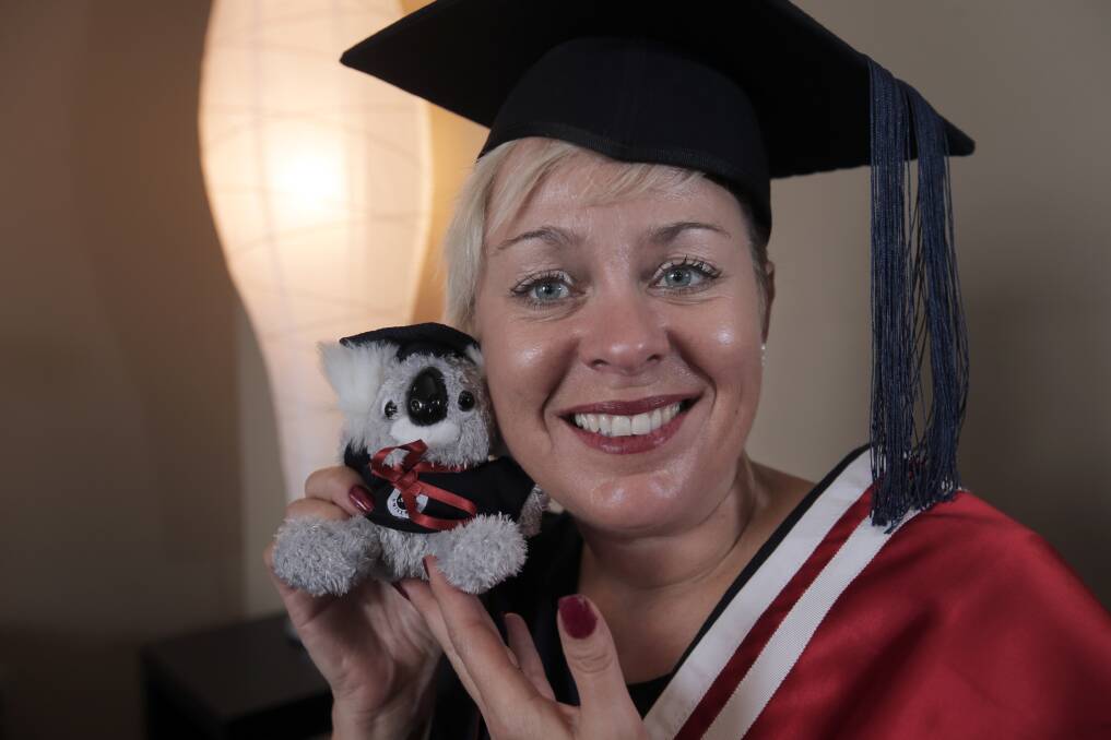 Port Fairy’s Louise Clancey battled through a family tragedy to graduate with a bachelor of arts (honours). 