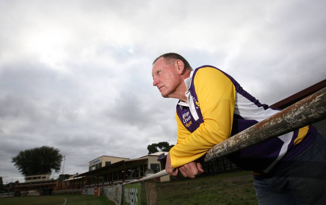 Camperdown’s John Molan, a survivor of testicular cancer, will carry memories of his mother and sister-in-law when he opens this year’s Corangamite Relay For Life. 150324AS22 Picture: AARON SAWALL
