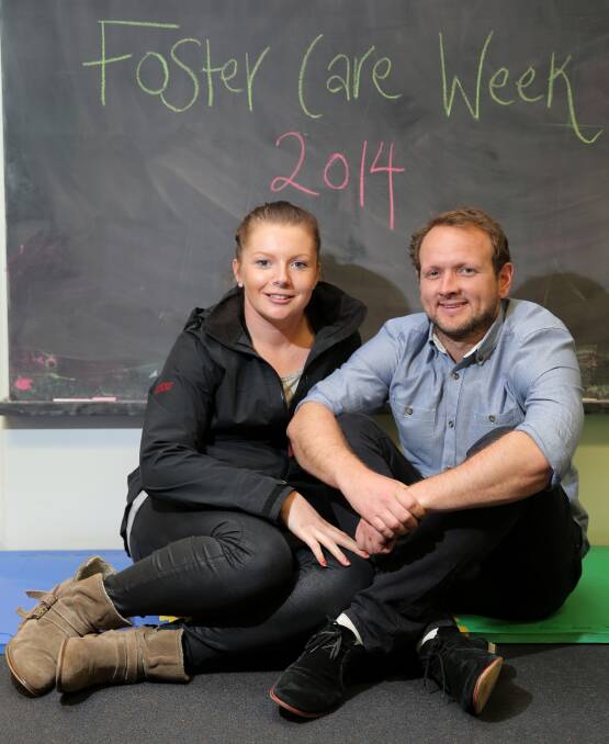 Teachers Rachael Lenehan and Mathew Buck, of Koroit, found being foster carers through Brophy Family and Youth Services was neither as difficult nor time-consuming as they had imagined. 140916RG23 Picture: ROB GUNSTONE