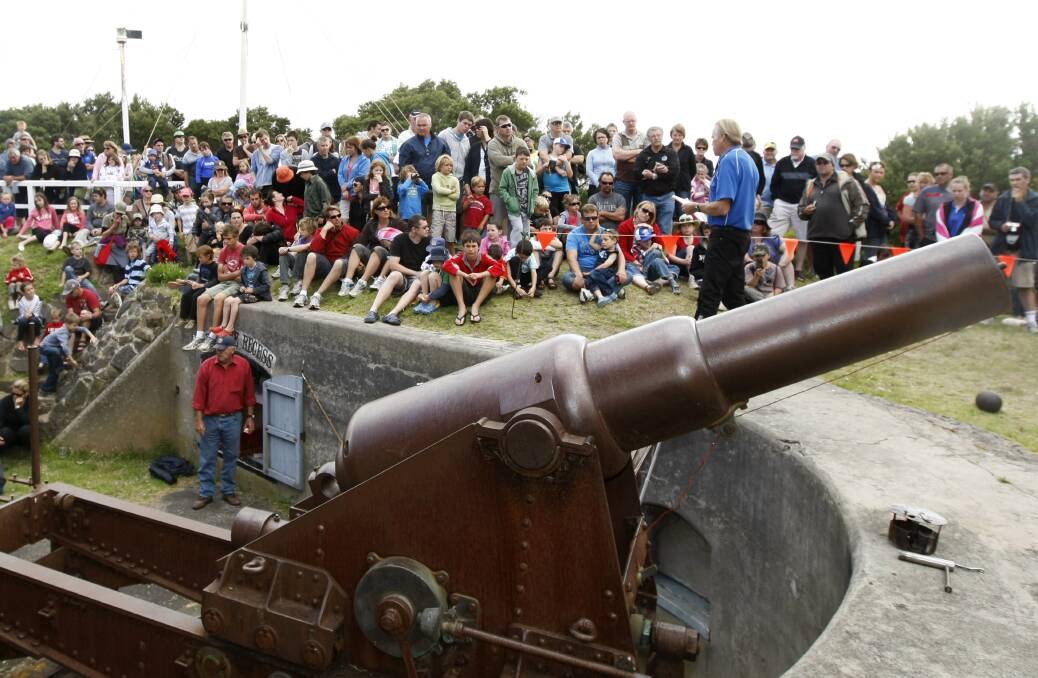 Port Fairy’s Battery Reserve cannon will be restored as part of a $220,000 rejuvenation project. 