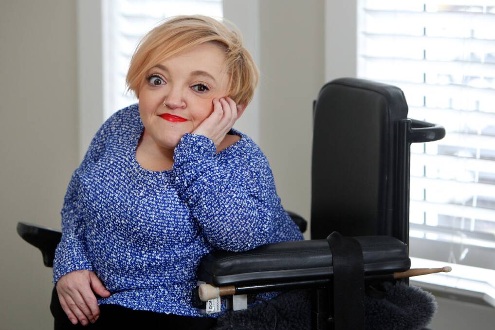 Keynote speaker Stella Young — comedian, journalist and disability advocate — grew up in Stawell. 
140814LP14 Picture: LEANNE PICKETT