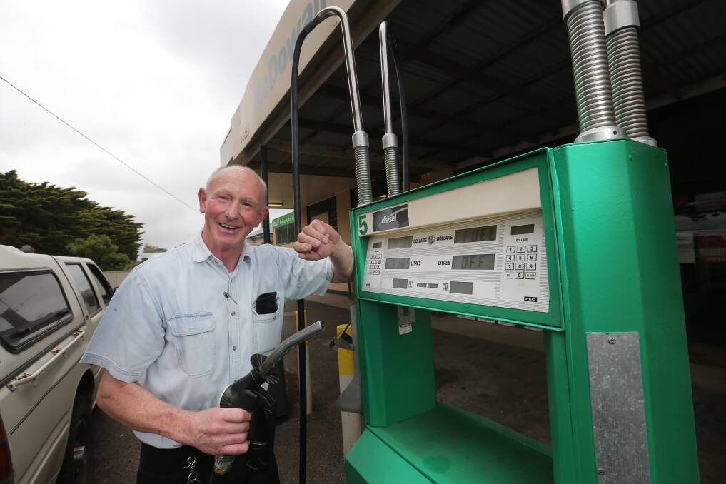 Nullawarre store owner/manager Ashley McDowall delivers a smile and one of the district’s cheapest petrol prices for customers this week. 
141223VH01 Picture: VICKY HUGHSON