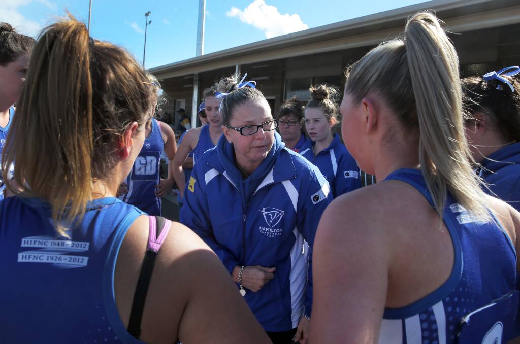 Hamilton Kangaroos A grade netball coach Sara Byrne has been reappointed and is keen to see her charges go one better than last season and take out an HFNL grand final. 140920RG51 Picture: ROB GUNSTONE